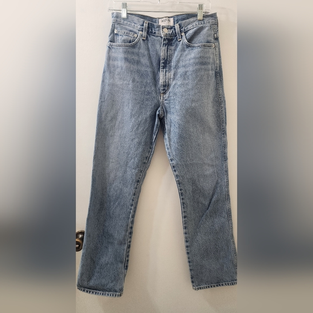 Agolde Classic Blue Denim Jeans